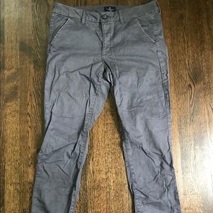 AE Gray Twill Pants